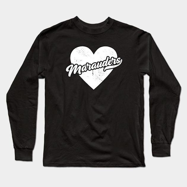 Vintage Marauders School Spirit // High School Football Mascot // Go Marauders Long Sleeve T-Shirt by SLAG_Creative